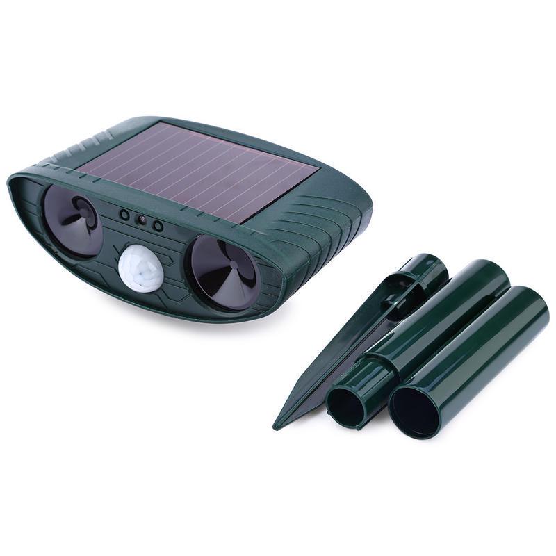 Солнечный ультразвуковой отпугиватель животных и птиц с инфракрасным датчиком