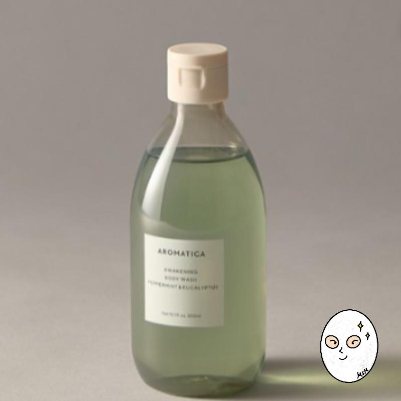 AROMATICA ПРОБУЖДАЮЩИЙ ГЕЛЬ ДЛЯ ДУША МЯТА И ЭВКАЛИПТ 300 мл