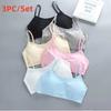 3 шт. Детское нижнее белье для девочек 8-16 лет, маленькие бюстгальтеры для девочек-подростков, нижнее белье для маленьких детей, бесшовное однотонное нижнее белье для школьниц, детский спортивный тренировочный бюстгальтер-жилет