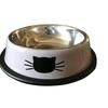 Colorful Non-Slip Stainless Steel Pet Bowl for Cats and Dogs
