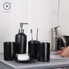 HOMLLY 5 штук Набор керамических дозаторов для мыла для ванной комнаты