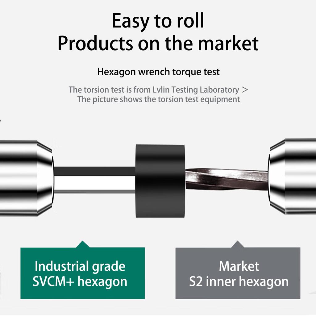 9 шт. шестигранный ключ SVCM + набор гаечных ключей шестигранная отвертка ручные инструменты шариковый наконечник L-образные ключи