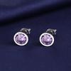 925 Silver Women Hoop Earrings Fashion Pendientes Gift for Female Girl Sparkling Pave CZ U Heart Shape Star Moon Earring E1258