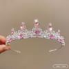 Birthday Rhinestone Crown Headband Princess Tiara Bride Wedding Crown Adult Headband Diamond Children