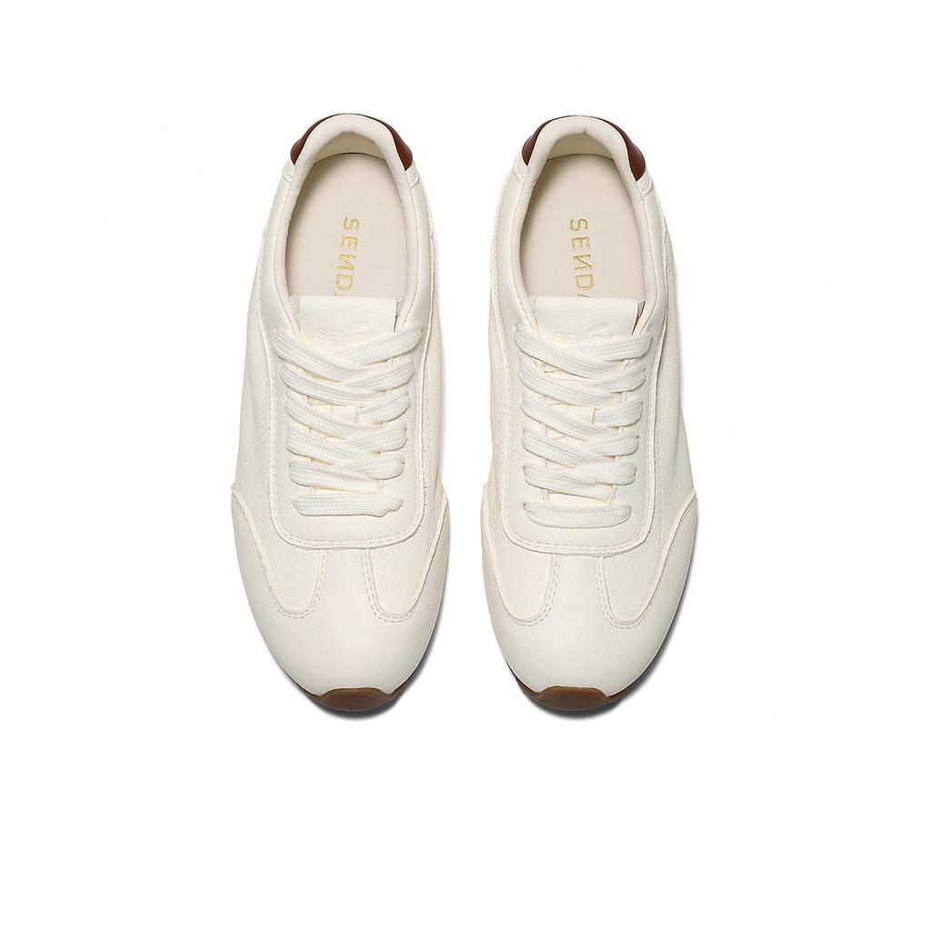 Senda Training Shoes Women's 2026 Spring New Sports and Leisure Fashion Little White Board Shoes