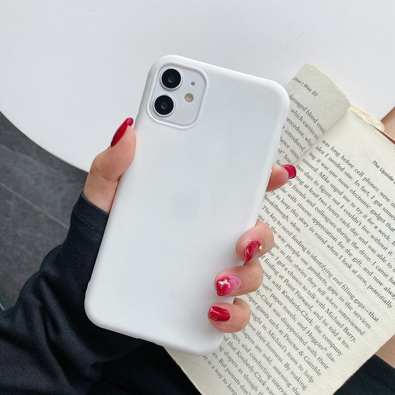 Силиконовый мягкий матовый чехол для телефона задняя крышка для iPhone 11 12 13 Pro Max X XR XS MAX Samsung Galaxy S10 S20 S21 FE S22 A13 A33 A53 A73 A22S A22 A52 5G