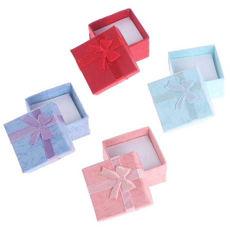10 шт./компл., органайзер для ювелирных изделий, подарочная коробка, ожерелье, серьги, кольцо, бумажная упаковочная коробка