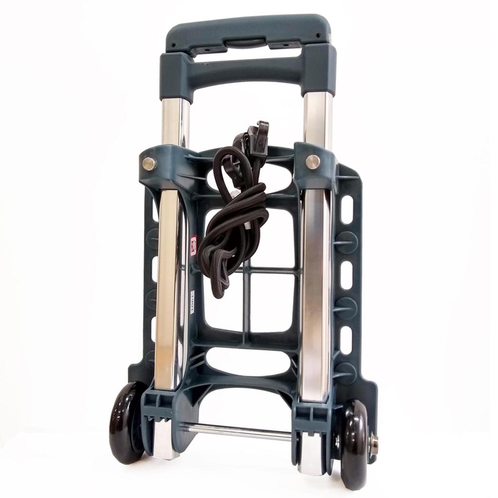 Vanguard Тележка для переноски Dolly Складная Компактная Легкая 1 кг Бесшумные колеса Грузоподъемность 30 кг В комплект входит фиксированный трос Серый VITA