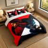 3Pcs Bedding SetThe Weeknd Soft Bed Sheet and Two Pillowcases Home Bedroom Decor