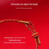 2026 Year of the Horse Red String Bracelet - Zodiac Benming Buddha Woven Rope for Men and Women