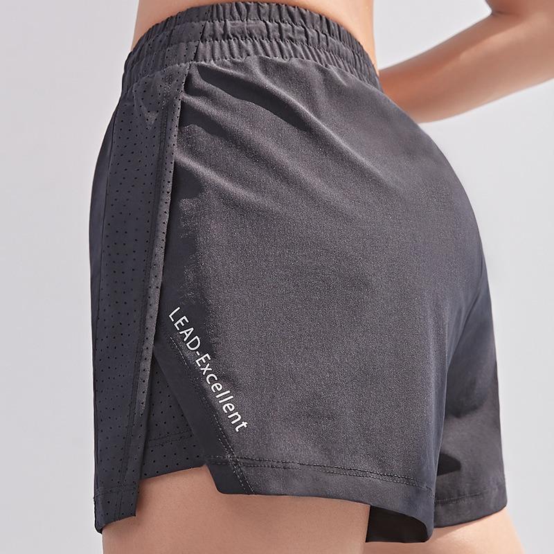 Women S Drawstring Quick Dry Anti Chafe Sports Shorts For Yoga Running Fitness