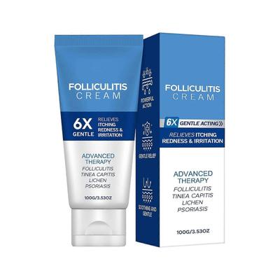 Folliculitis Cream - Effective for Folliculitis Scalp Face and Body, Gentle Skin Care Cream Relieves Dryness,Itching Redness & Irritation