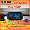 Car Radio Android 14 Carplay Auto for Fiat 500X 2014-2020 Multimedia Video Player Navigation GPS Stereo WIFI+4G 2 Din 2din DVD