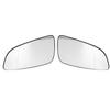 2PCS Outside Rear View Mirror Glass Left Right Self Adhesive Replacement for Holden Astra H