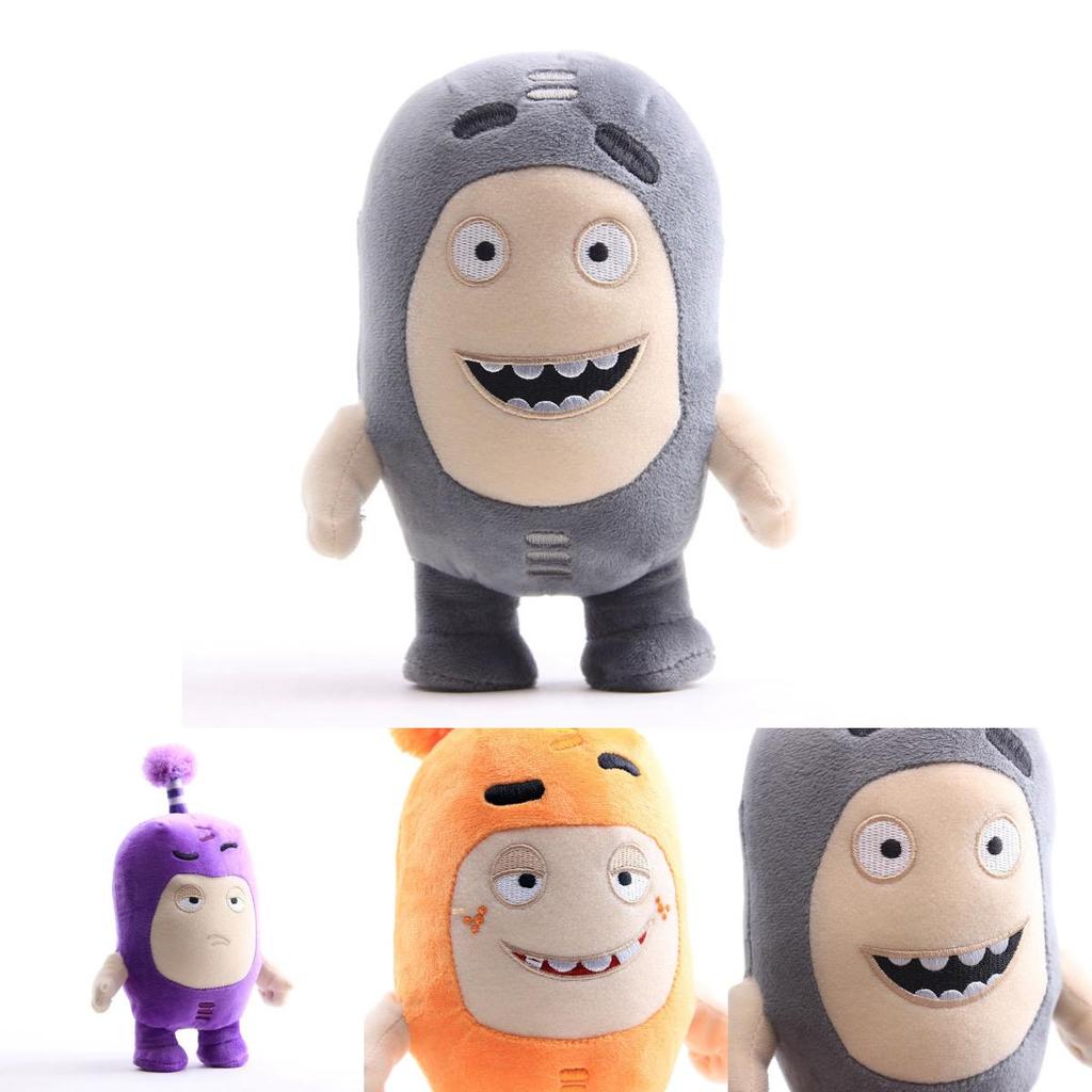 Lovable Oddbods 23cm Plush Soft Cuddly Toy Newt Bubbles Pogo Zee Jeff Fuse Slick Perfect Gift