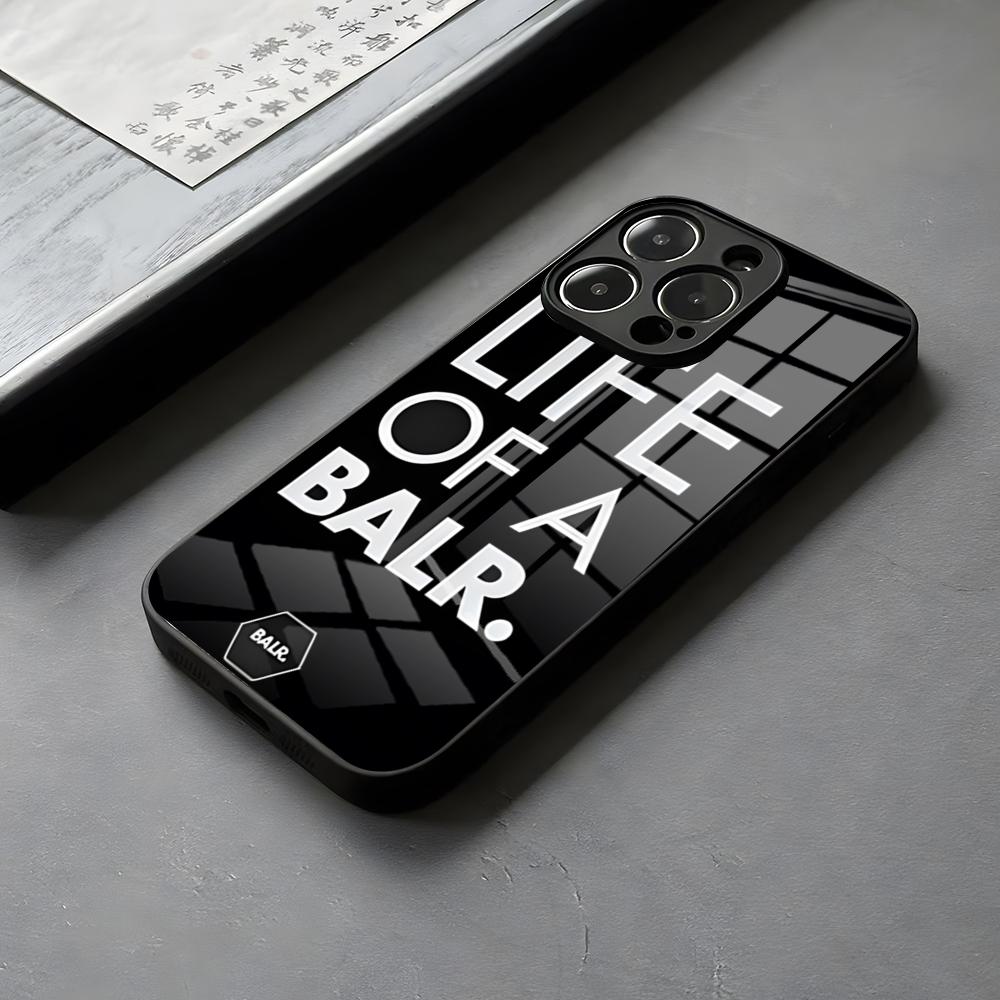 Дизайн-BalRs Чехол для телефона Стекло Огнезащита Для IPhone 16 15 14 Pro Max 13 12 Mini 11 X XS XR 8 Plus Для Samsung S 25 24 23 2