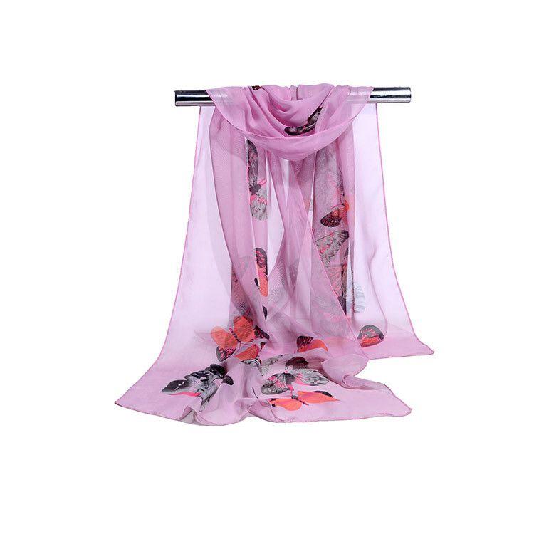 Теплые женские шарфы, новые стили на весну и лето, шифоновые шарфы с принтом, длинные и универсальные шарфы