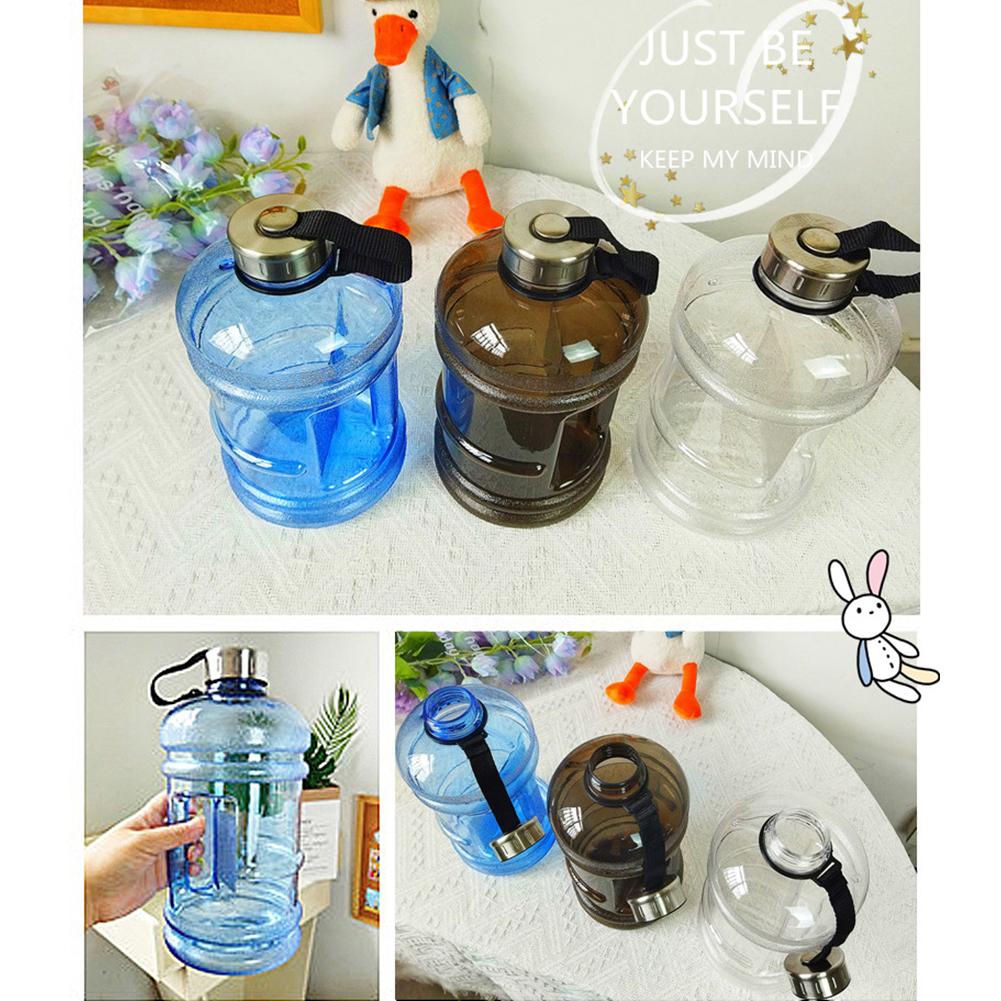  Большая бутылка для питьевой воды 2,2 л, не содержит BPA, ручка для занятий спортом в тренажерном зале, кемпинга