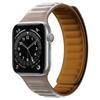 Силиконовый ремешок-звено для Apple watch band 44мм 40мм 45мм 41мм 46мм 49мм Магнитный браслет Loop iwatch series SE 7 8 9 ultra 2 10