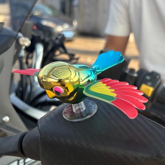 Yousheng Flying Bird Car Ornament Motorcycle Exclusive Model Flapping Wings Motion Decor for Dashboard Creative Auto Accessory