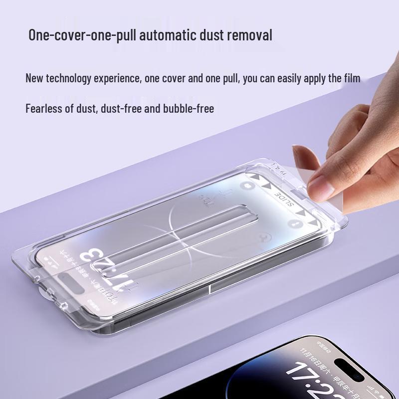 Защитное стекло для экрана Shangsu для iPhone с аппликатором без пыли