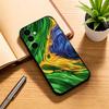 B-Brazil Бразильский флаг Чехол для телефона для Samsung Galaxy A73, A72, A71, A70, A53, A52, A51, Мягкий силиконовый черный чехол