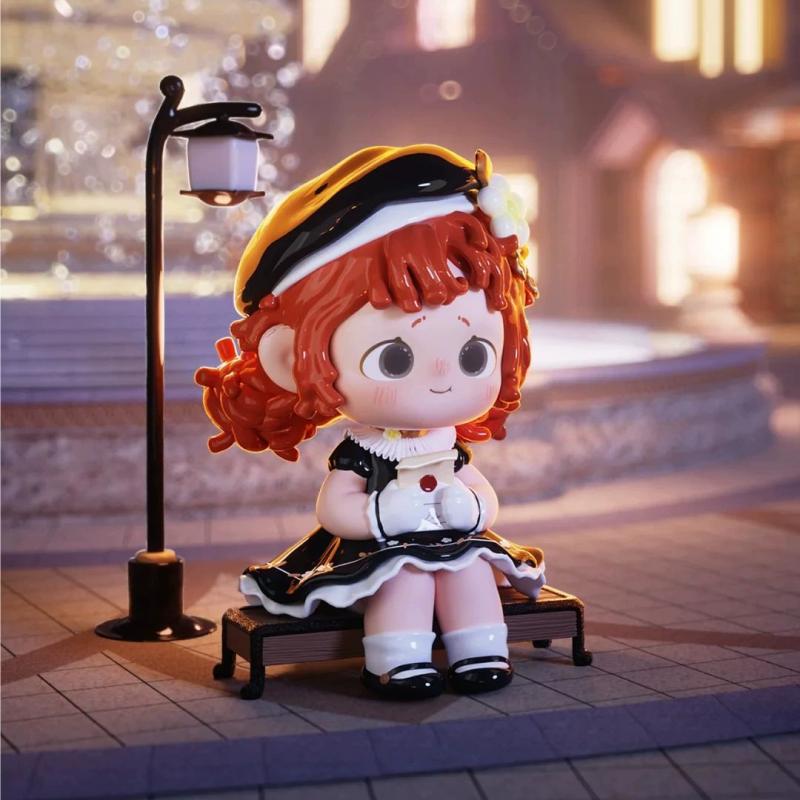 В наличии и оригинальная Fufu "Twilight Glow City" 3-го поколения - Фигурка-сюрприз, модная фигурка, милая девочка с шерстяными кудряшками, подарок и украшение