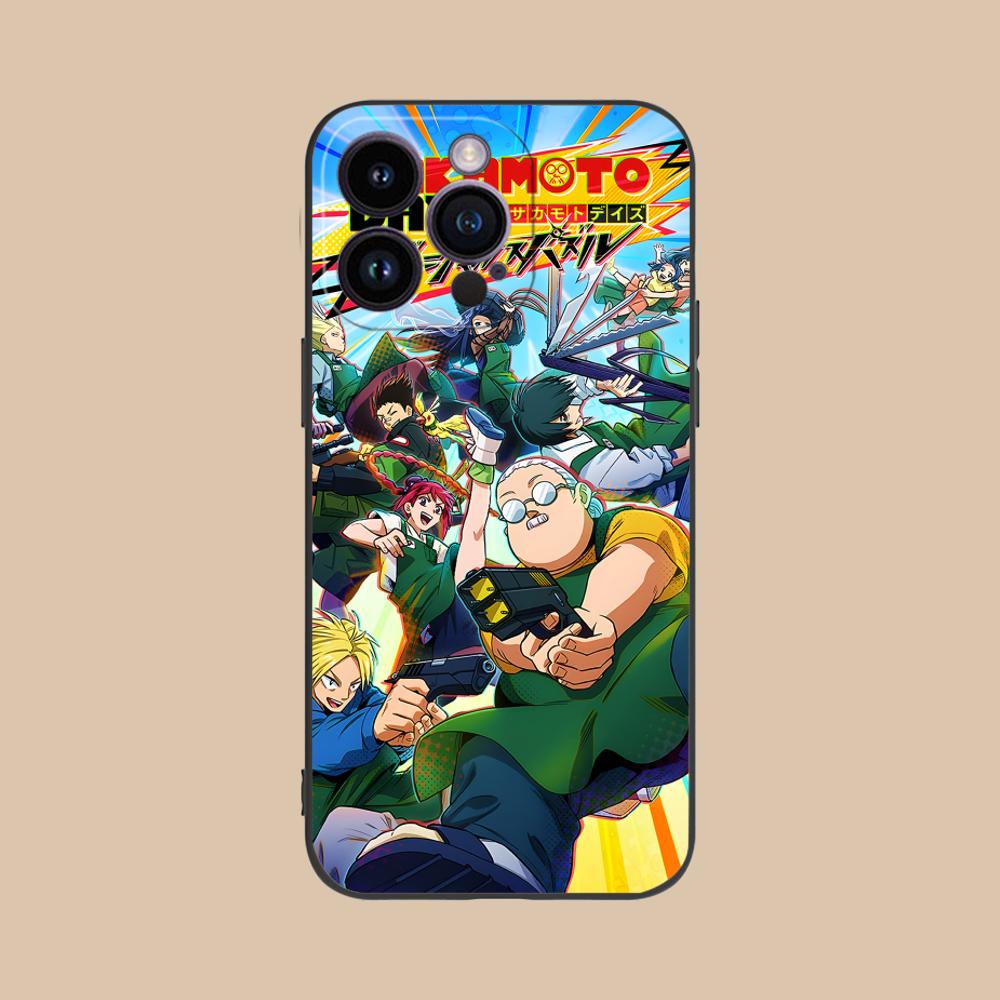 Чехол для мобильного телефона Sakamoto Days для iPhone 17 16 15 14 13 12 11 X XR XS 8 7 Air Pro Max Plus Mini Цветной чехол Роскошный Красивый