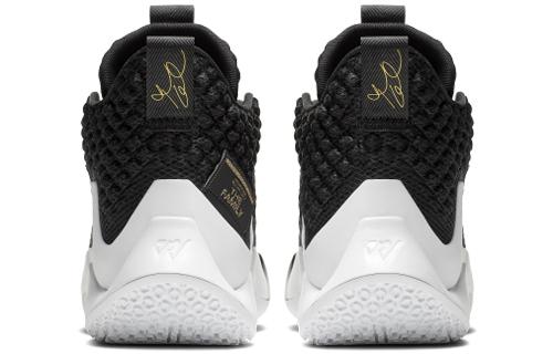 Мужские кроссовки Jordan Why Not Zer0.2 Черный Белый Черный/Белый
