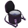 IRIN 10 Inches Crystal Bowl Bag Purple Singing Bowl Handbag Portable Crystal Bowls Case Bag Percussion Instrument Accessories