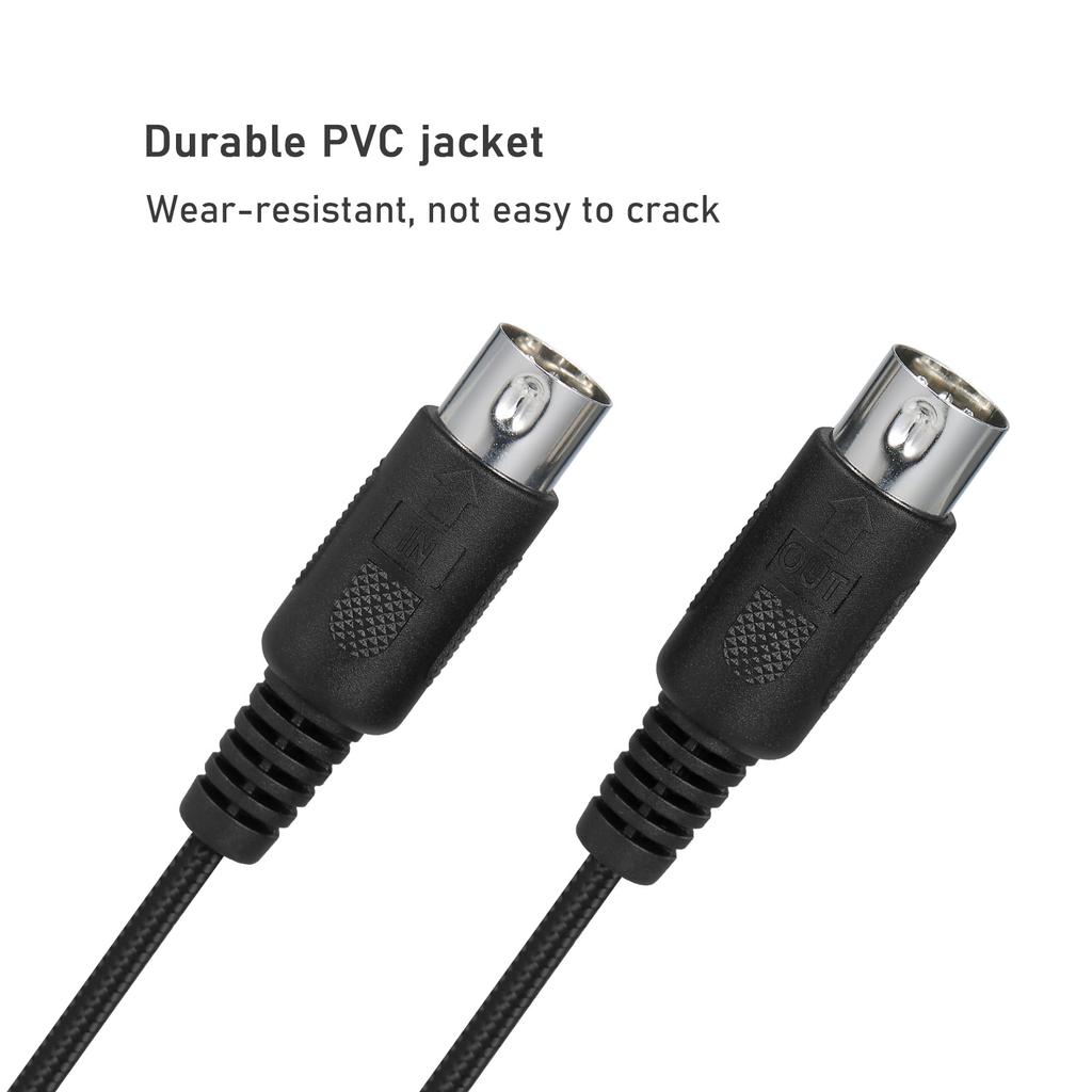 Универсальный MIDI-кабель IVU CREATOR, 5-контактный адаптер конвертера кабеля MIDI в USB, совместимый с различными