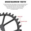 3 мм смещение 32T/34T/36T/38T Narrow Wide Звезда Шатуна Алюминиевый Сплав Горные Велосипеды Звезда Прямое Крепление