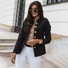 Women's Casual Jacket Fashion Long-sleeved Jacket Slim Small Suit Jacket Warm Jacket Plus Size