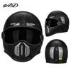 Exclusive Supply AD Carbon fiber small helmet body, fiberglass retro helmet for motorcycle cruising, scooter, and motorcycle riding