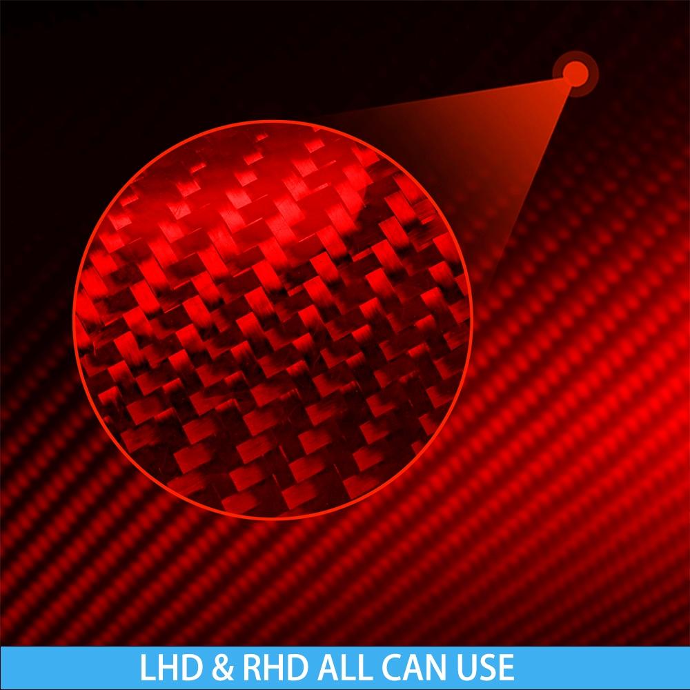 Carbon Fiber Car Accessories Trunk Decorative Exterior Trim Cover Soft Sticker For BMW 7 Series F01 730li 740li 750li 2009-2014