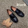 Leather Small Leather Shoes Women's 2025 New Niche British Style Retro One-pedal Versatile Loafers Women's Single Shoes