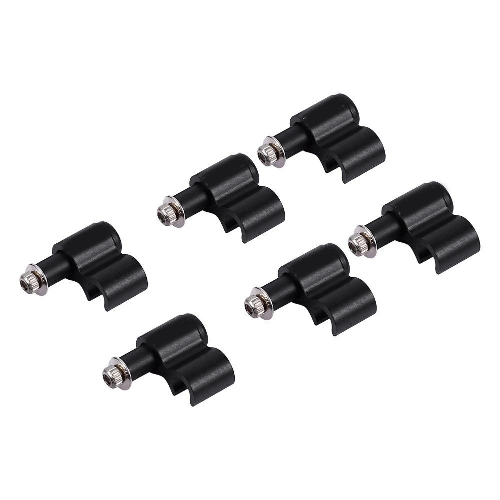 6pcs Aluminium Alloy Bike Oil Tube Fixed Seat Wire Trap Practical Bicycle Accessory