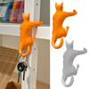 Крючок-кошка с длинными лапами, напечатанный на 3D-принтере, лазающая кошка, держатель для ключей, гарнитуры, мелочей, домашний офис, имитация животного, подвесное украшение