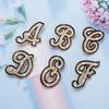 Women Brooch A-Z English Letter Metal Corsage Pins Alphabet Jewelry Shirt Clothes Accessories Gift