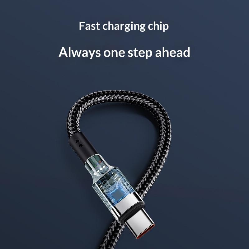 120 Вт Кабель для быстрой зарядки Pd Быстрая зарядка Высокое качество Usb C на Usb Type C Кабель для телефона