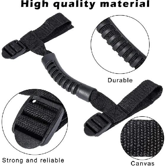 4pcs/set Roll Bar Grab Handles Grip Handle for Jeep Wrangler YJ TJ JK JKU Sports Sahara Freedom Rubicon X & Unlimited 1955-2023
