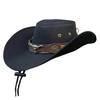 Buzz Selection CAQ995 Ковбойская шляпа в западном стиле с широкими полями для улицы Уникальный стиль для мужчин и женщин (черный) Мероприятия,