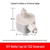 Крышка для DIY реактора CO2 с уплотнительным кольцом, двойная, утолщенная, для экспериментов