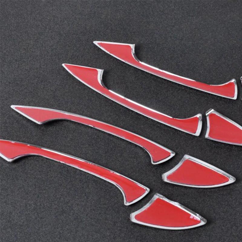 8- Piece Покрытие-накладка на ручку боковой двери с гальваническим покрытием для Mercedes-Benz GLK, GL, ML, A, B, C, E Class (2011-2014 гг.)