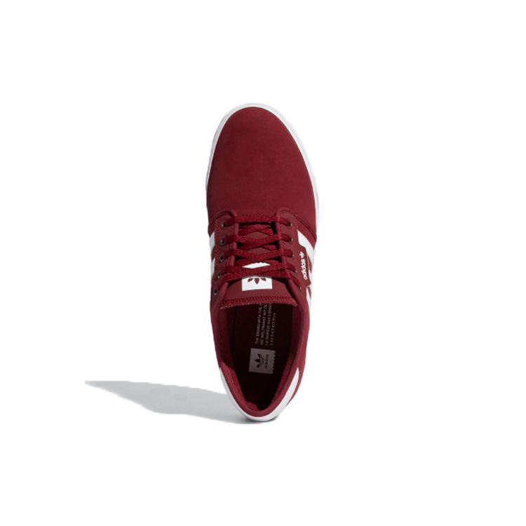 adidas Оригинальные Seeley Синтетическая кожа Ретро Повседневные Дышащие Низкие Кеды для Скейтборда Унисекс Кроссовки Красный Белый EE6135