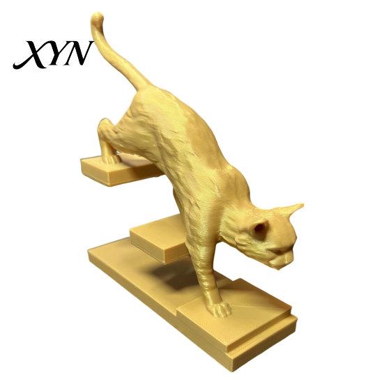 Трехмерная скульптура-лестница, 3D-печатная фигурка кошки/собаки, скульптура животного на ступеньках, стильные домашние украшения, форма кошки/собаки, ступенчатая, художественная