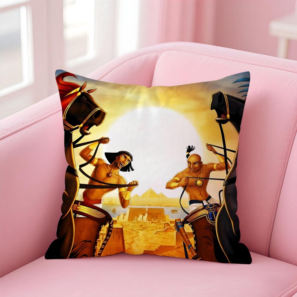 Epic Spiritual Fashion TThe Prince Of EgyptS Cushion Cover Pillowcase Short Plush Invisible zipper Room Sofa Cushion Cover