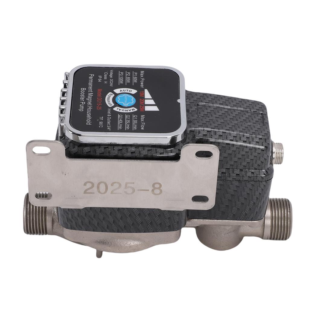 Насос-усилитель давления воды 634GPH 36.2PSI 100W Вход/выход 3/4 дюйма 3 скорости Автоматический ручной насос-усилитель для душа для