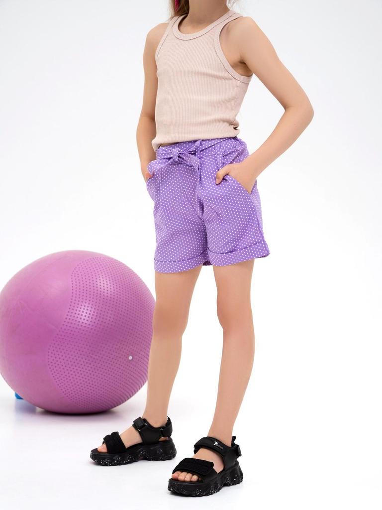 Хлопковые шорты в горошек ISSA Plus