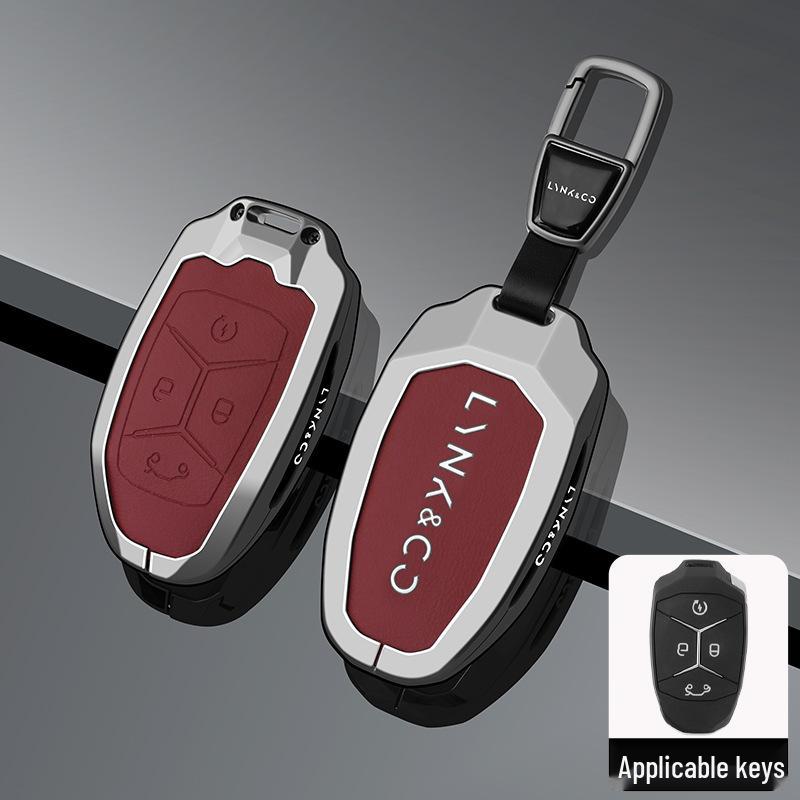 Чехол для ключей Lynk & Co 900: Металлический корпус для автомобильного ключа Model 25 Ultra с пряжкой